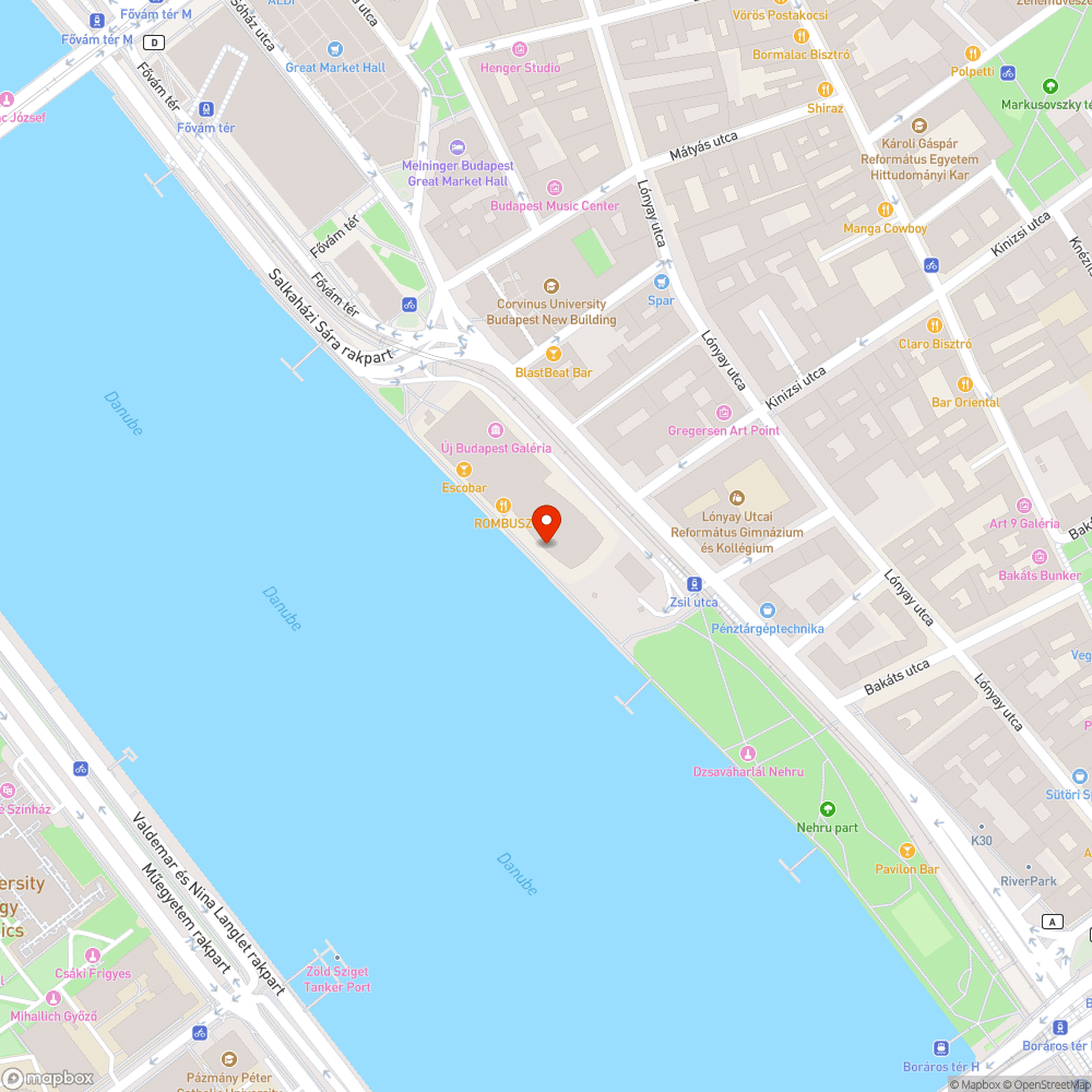 Akadály a kerékpárúton bejelentés helye