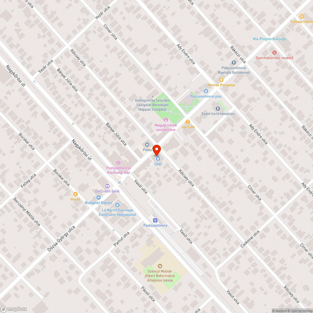 Üzlet felújítása és rossz kerékpártárolók bejelentés helye