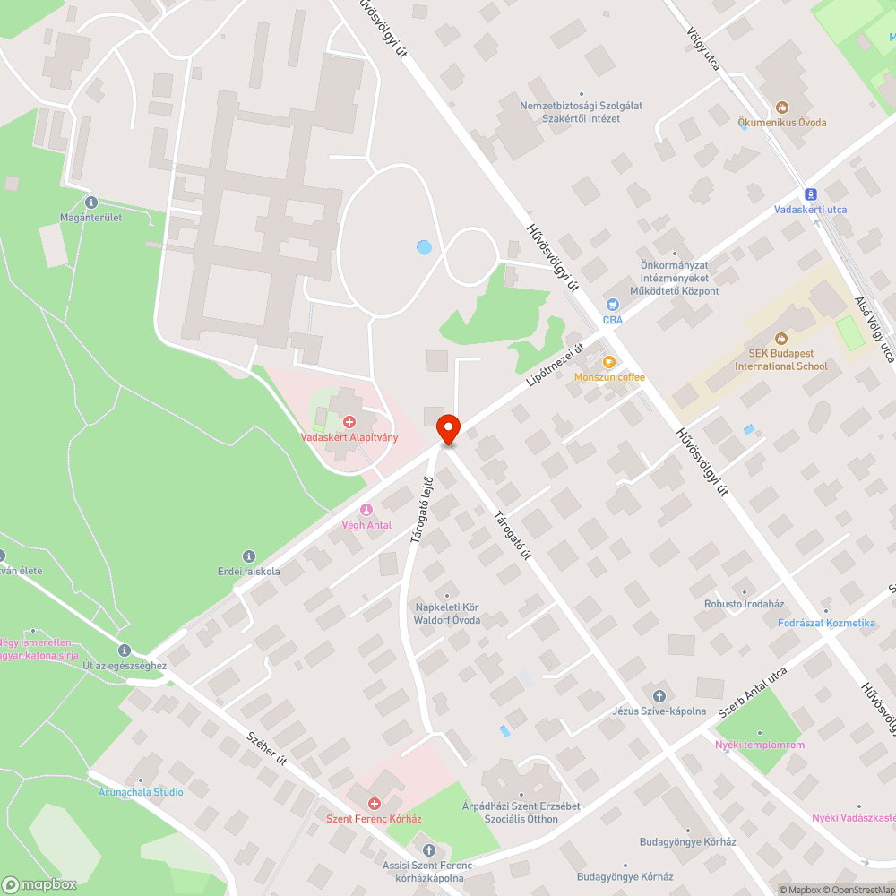 Rongált jelzőtábla bejelentés helye