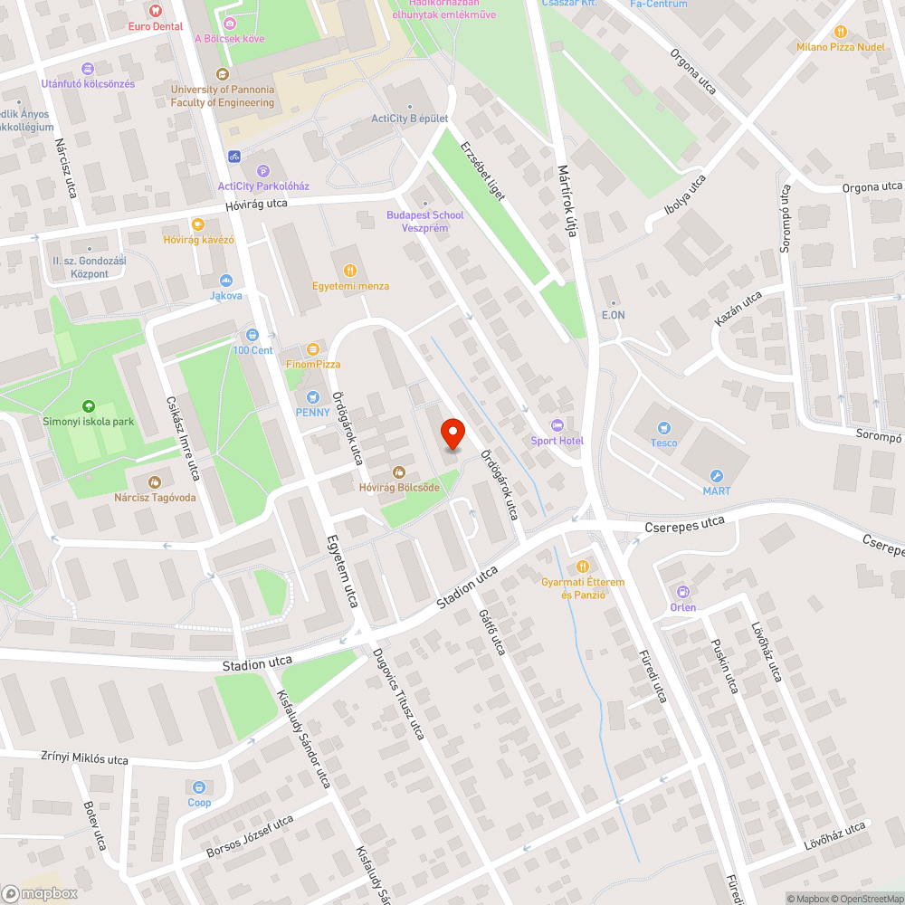 Kőszikla bejelentés helye