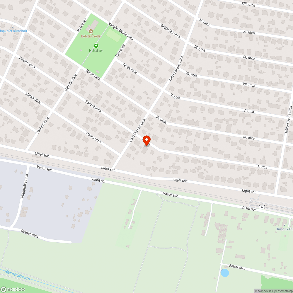 Kapubejáró előtt az úttest megsüllyedt bejelentés helye