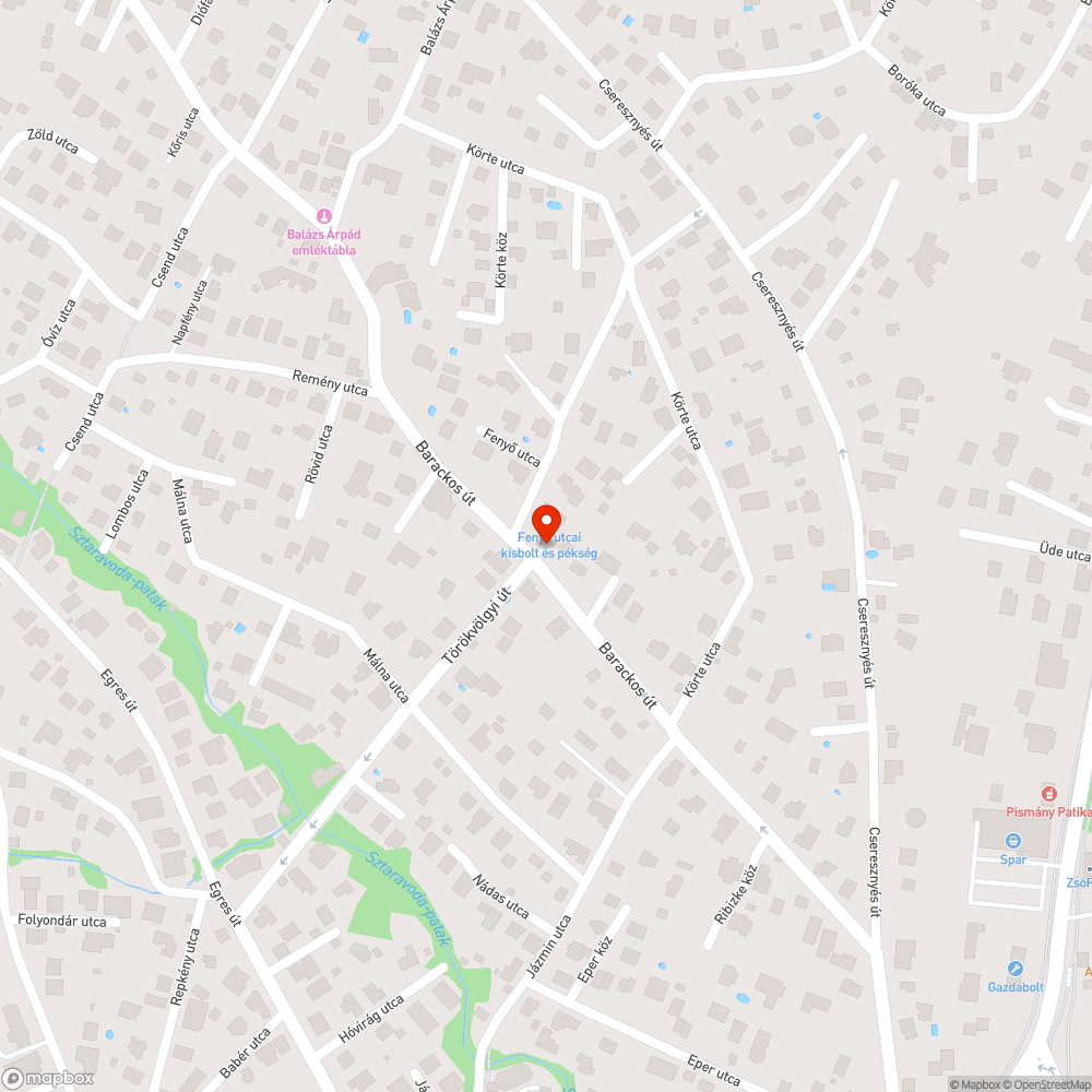 Kátyú bejelentés helye