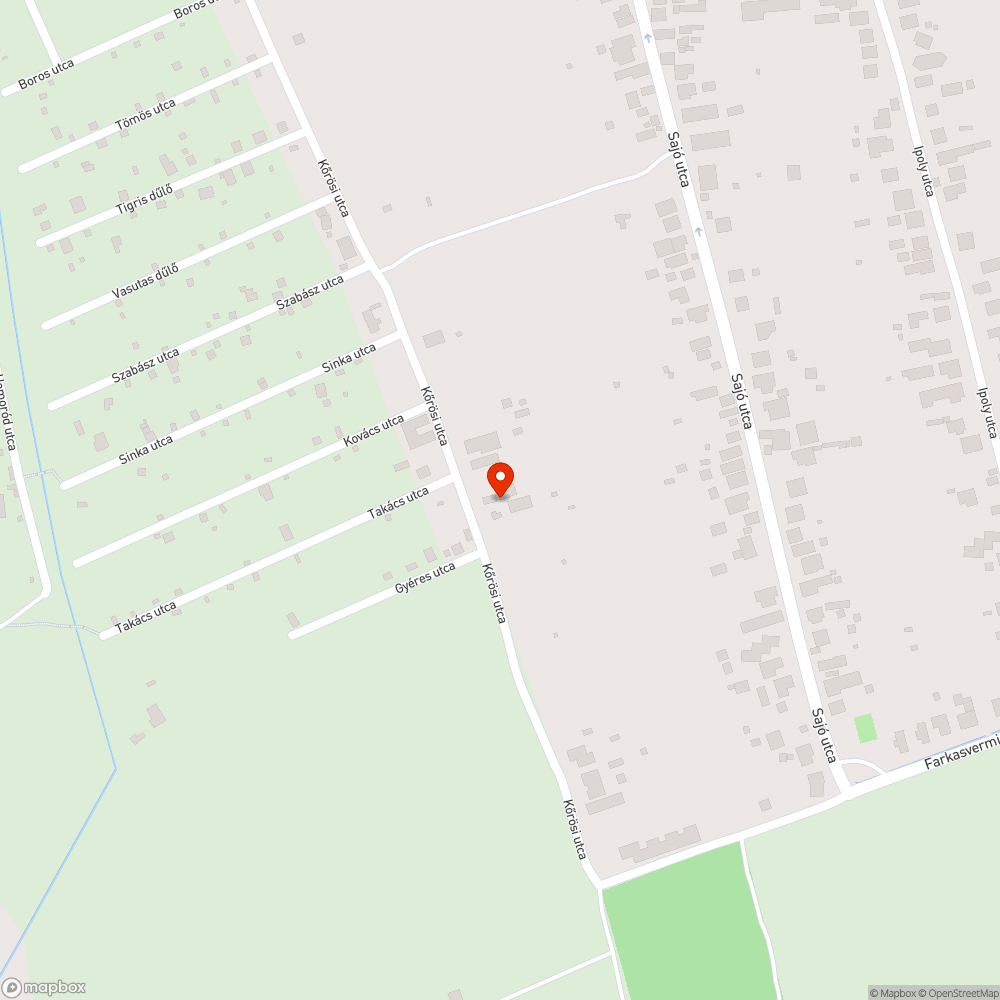 Kàtyúk bejelentés helye