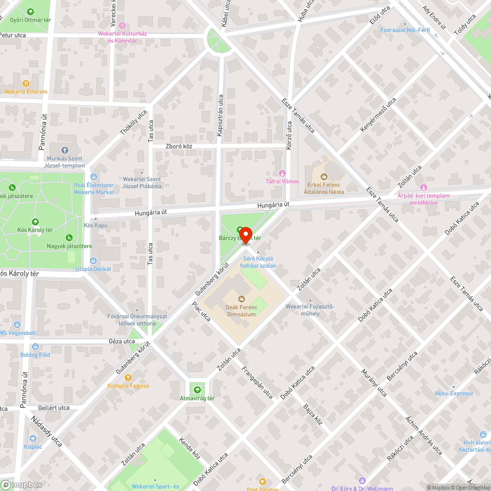 Árkok a hintak alatt bejelentés helye