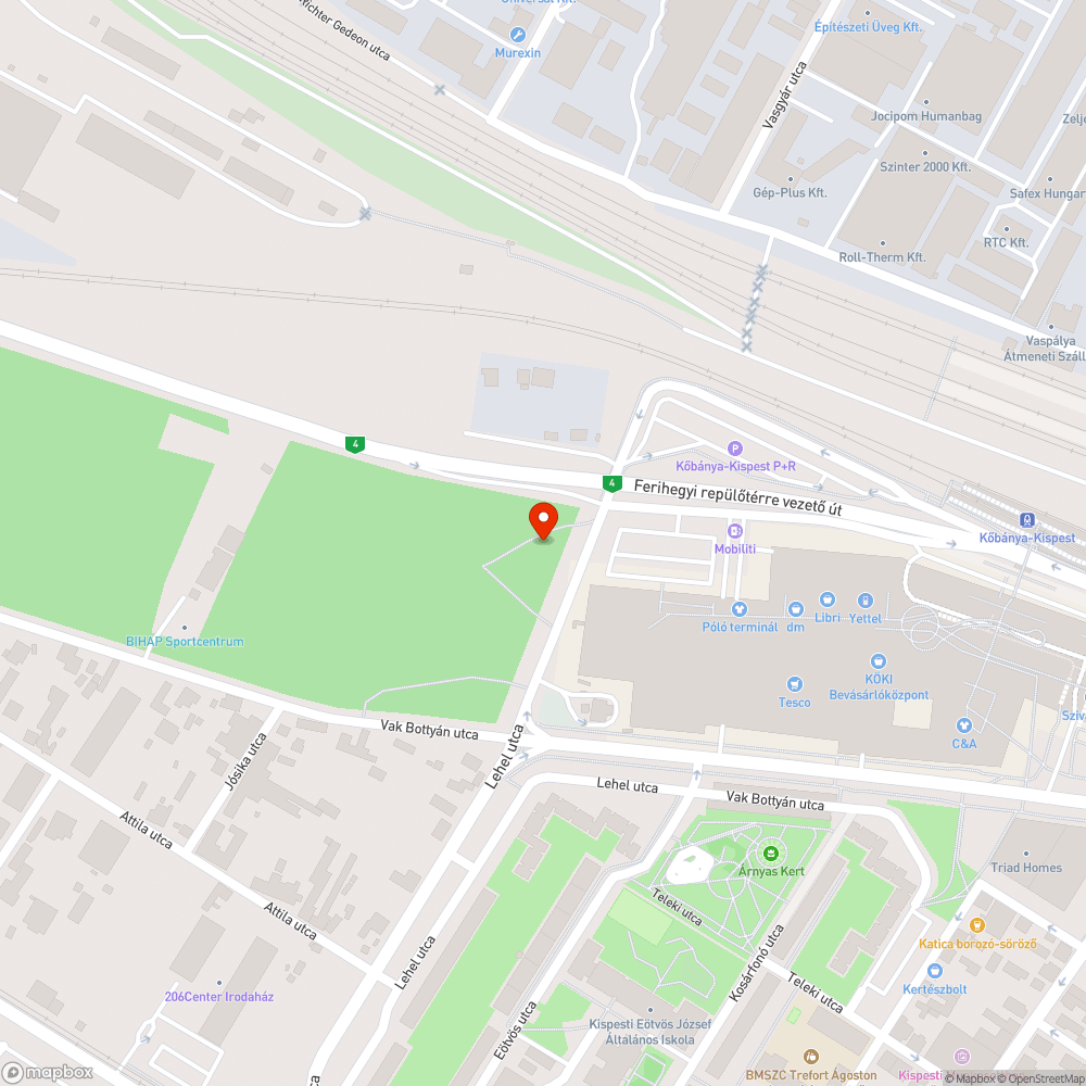 Szeméthalom a KÖKI Terminál melletti erdőben bejelentés helye