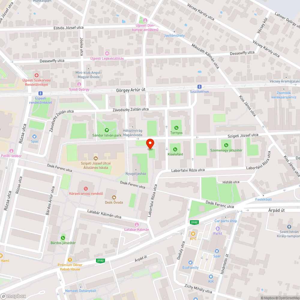 Illegális behajtás és parkolás Pécsi Sándor sétány bejelentés helye