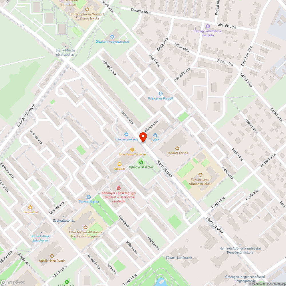 Új ültetésű fa támasza eltörött bejelentés helye