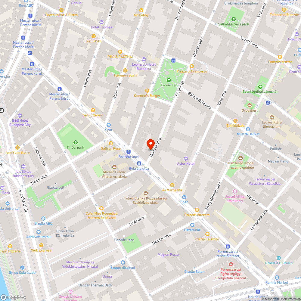 Kidőlt oszlop bejelentés helye