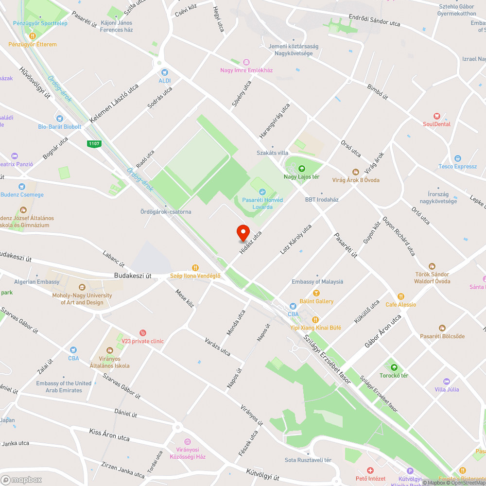 Undorító hely a Hidász utcában bejelentés helye