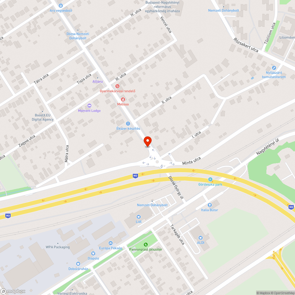 Otthagyott szemét bejelentés helye