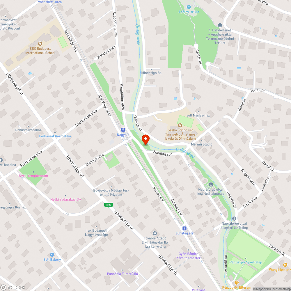 Szemét az Ördög-árokban bejelentés helye