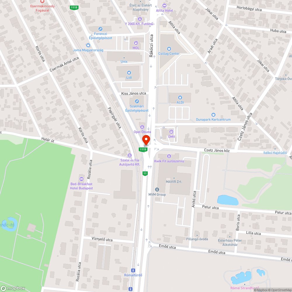 Összehangoltság hiánya a Szentendrei úti lámpáknál bejelentés helye