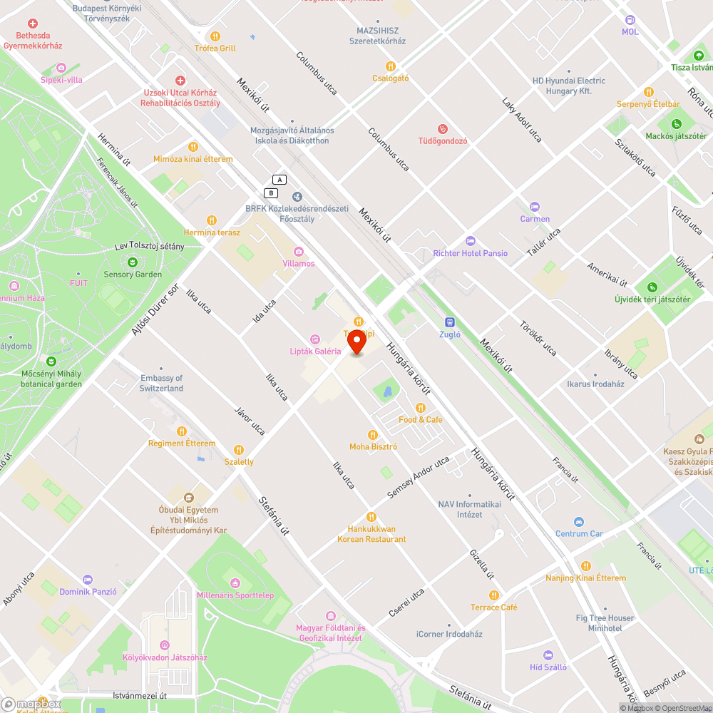 kátyú bejelentés helye