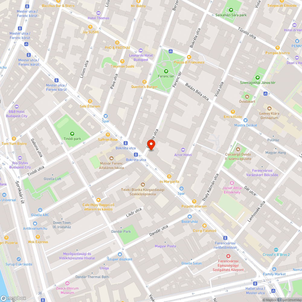 kidöntött poller bejelentés helye