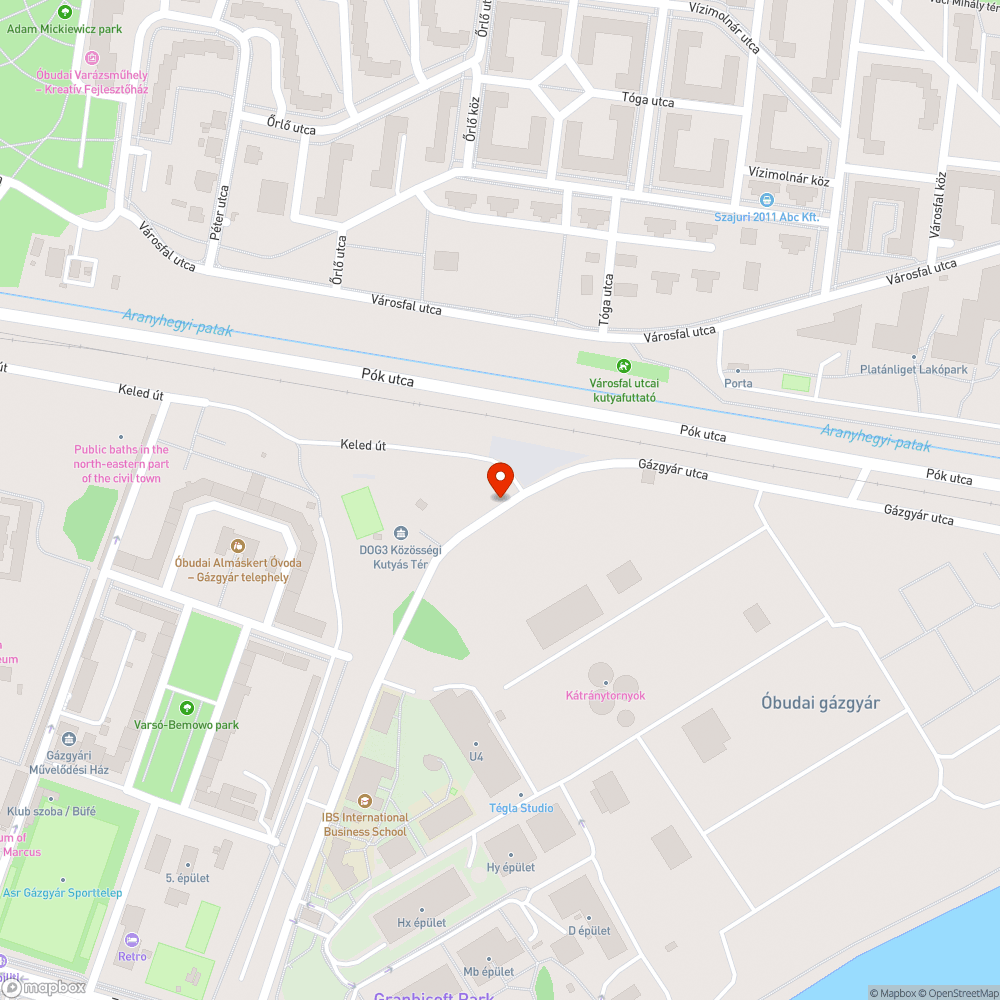 Elhagyott autó bejelentés helye