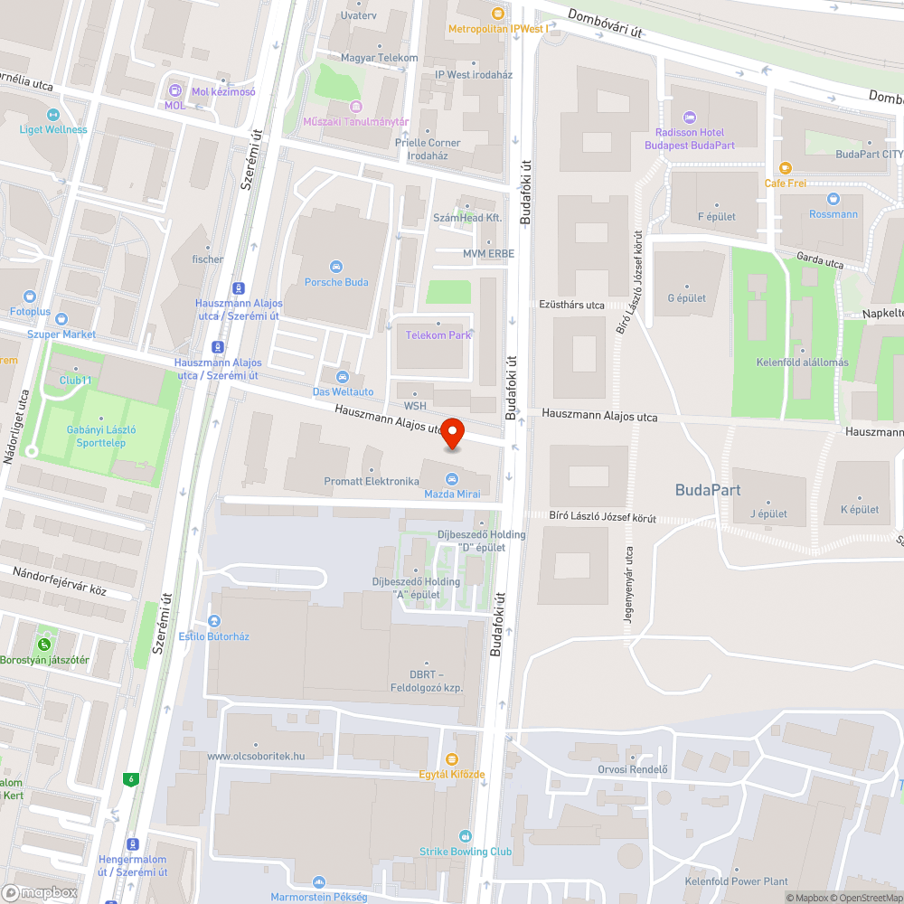 Sehol egy kuka bejelentés helye