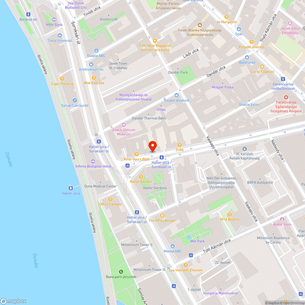 lom bejelentés helye