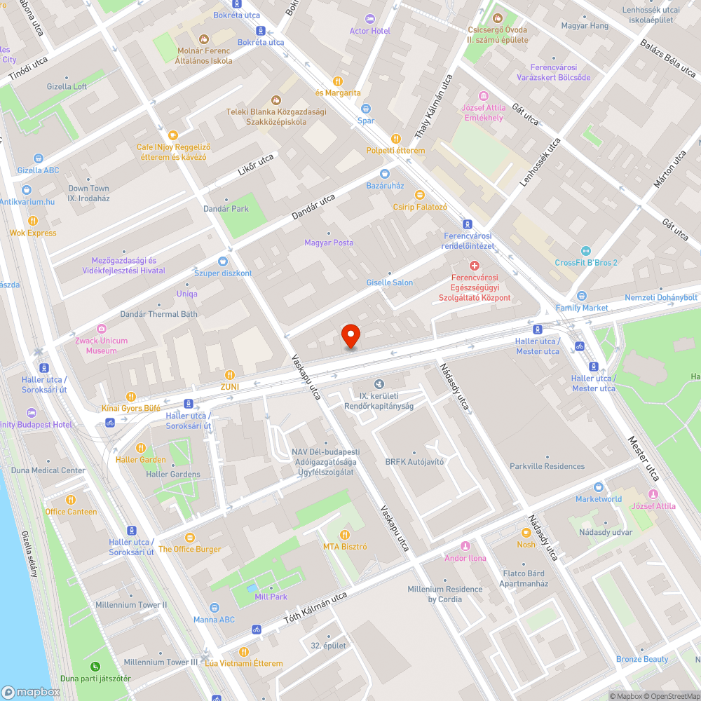 ottfelejtett centrifuga bejelentés helye