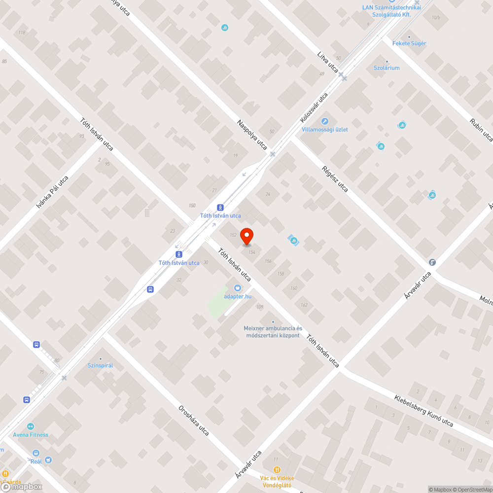 kátyú bejelentés helye