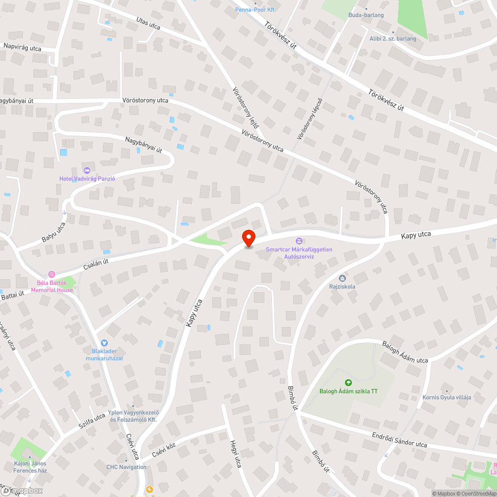 Takarásban lévő megállótábla bejelentés helye