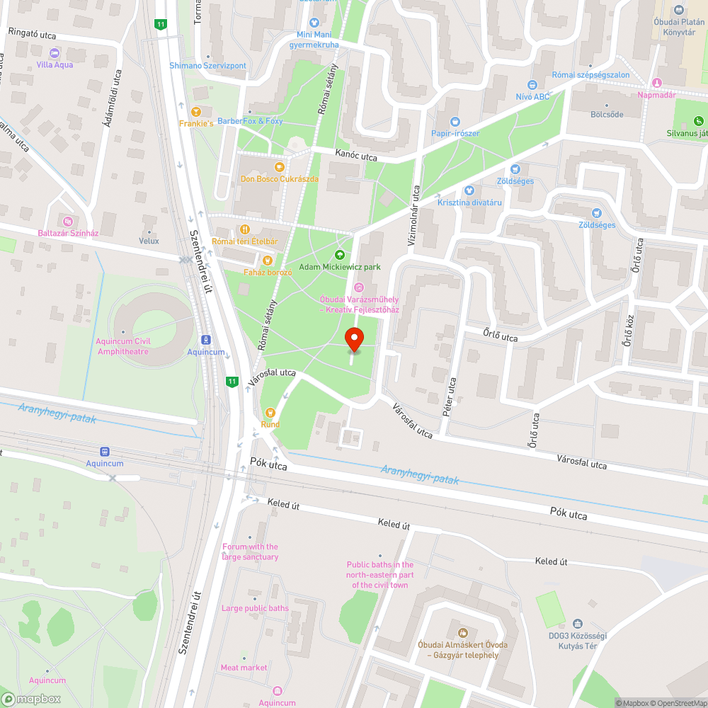 Elhagyott furgon bejelentés helye