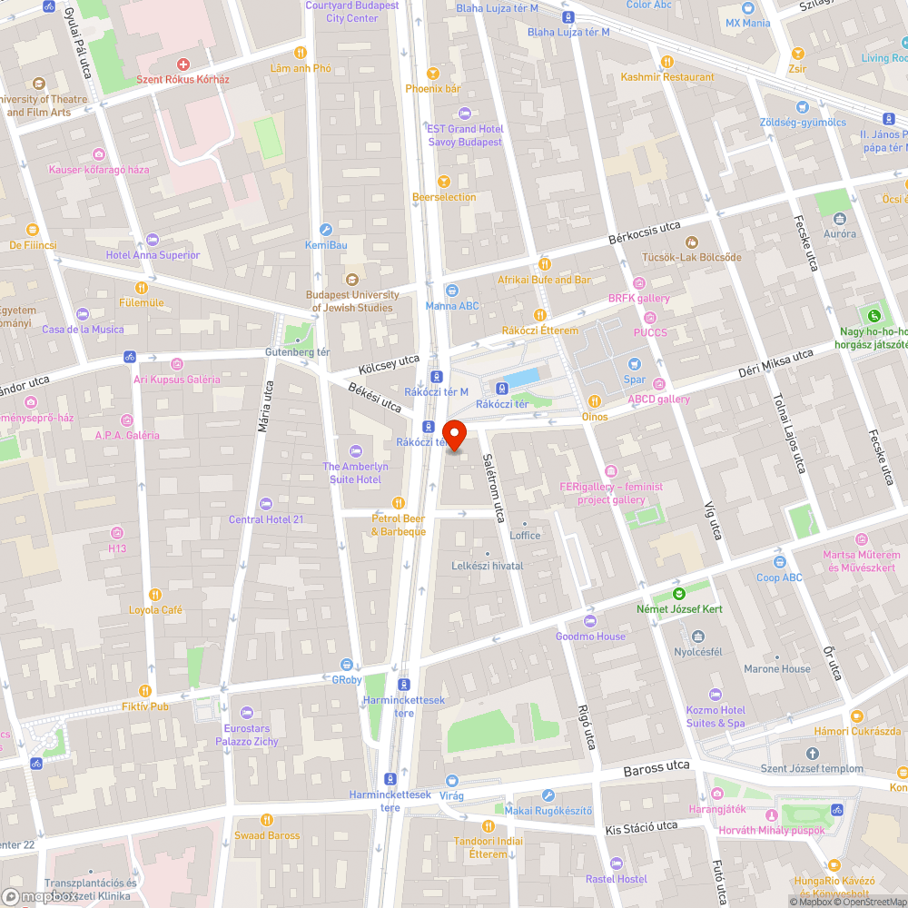 szemét a József körúton bejelentés helye