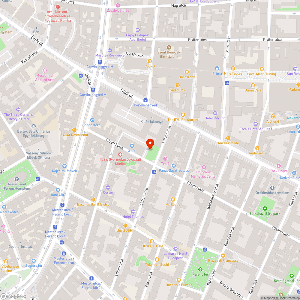 lom a parkban bejelentés helye