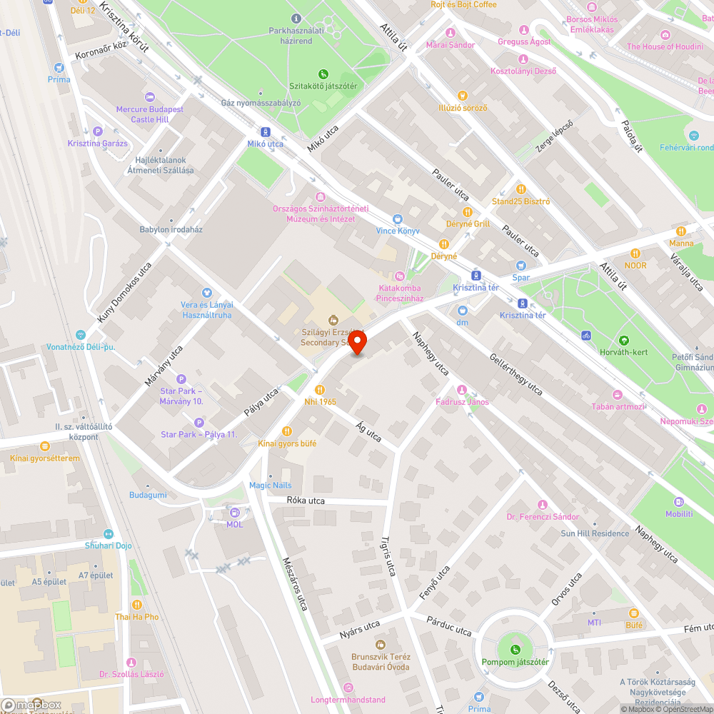 Lekopott kerékpáros nyom bejelentés helye