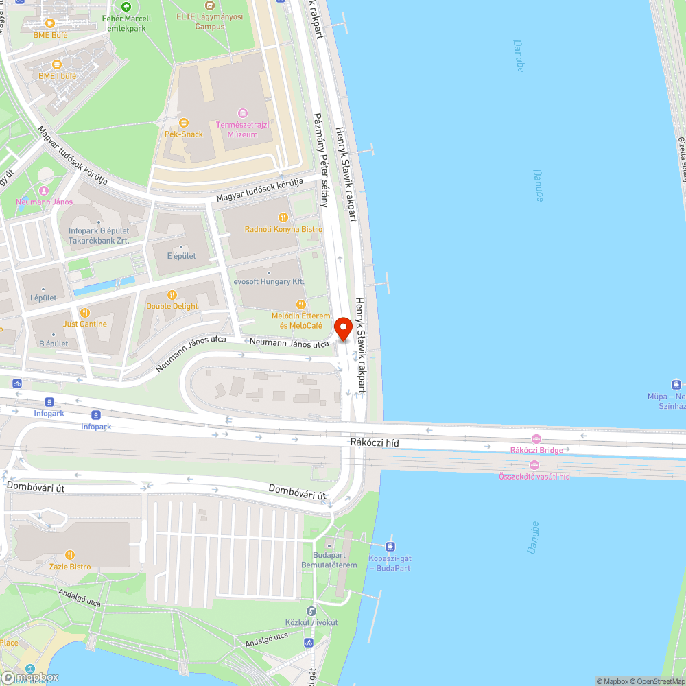 Lekopott a rakparti kerékpárút átvezetése bejelentés helye