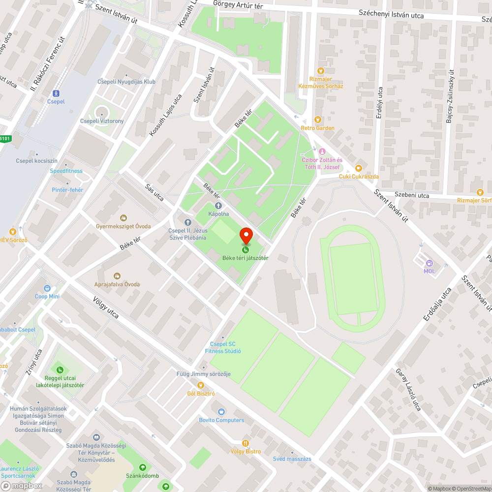 Baleset veszélyes focipálya bejelentés helye