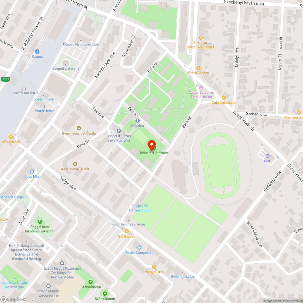 Balesetveszélyes csúszda. bejelentés helye