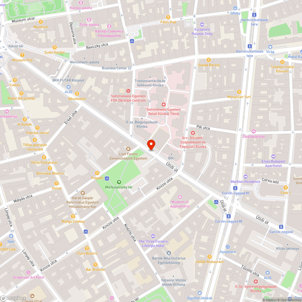 Elhagyott autó bejelentés helye