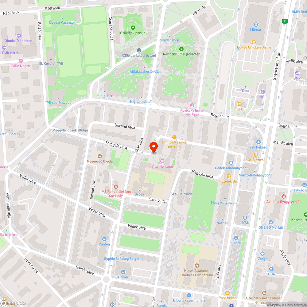 Kidobott szek bejelentés helye