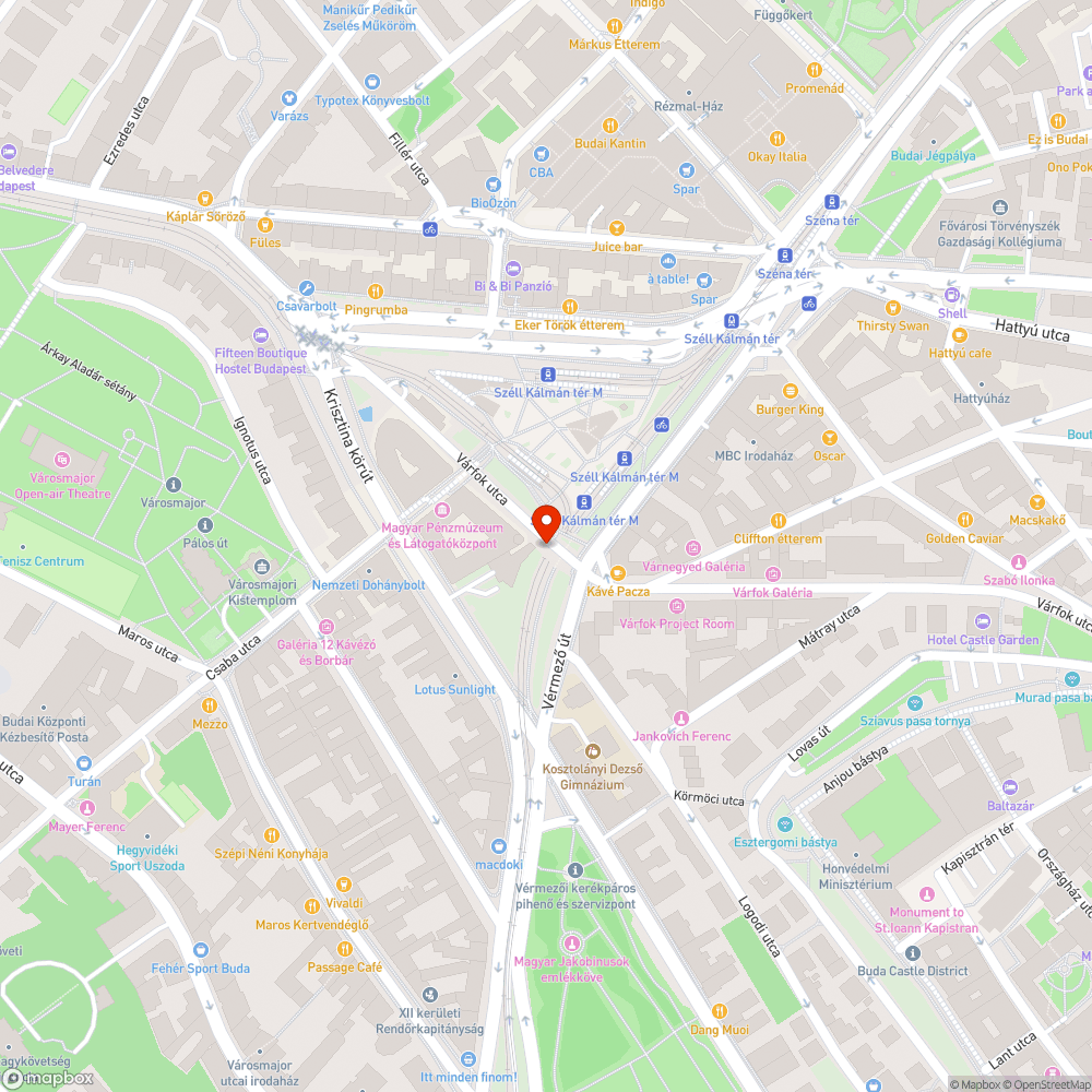 Széll Kálmán tér 16-os busz végállomása bejelentés helye