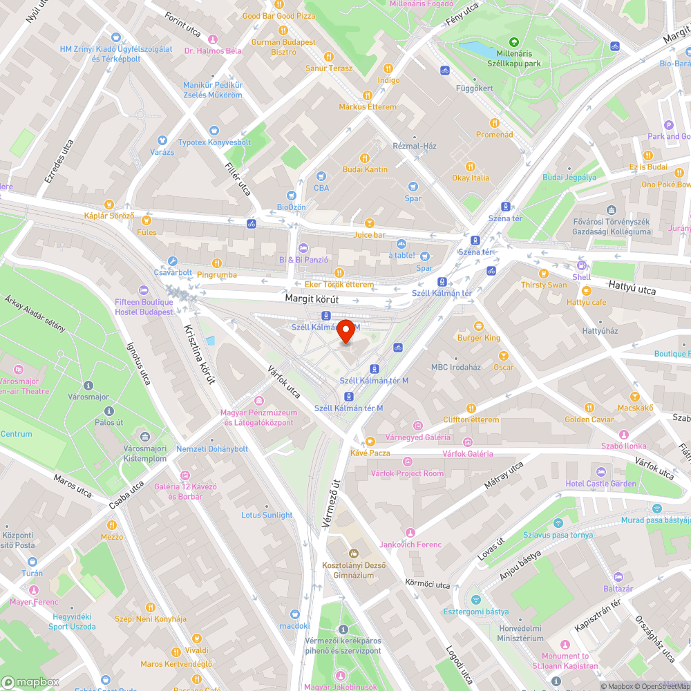 Lezárt ajtó a Széll Kálmán téren bejelentés helye