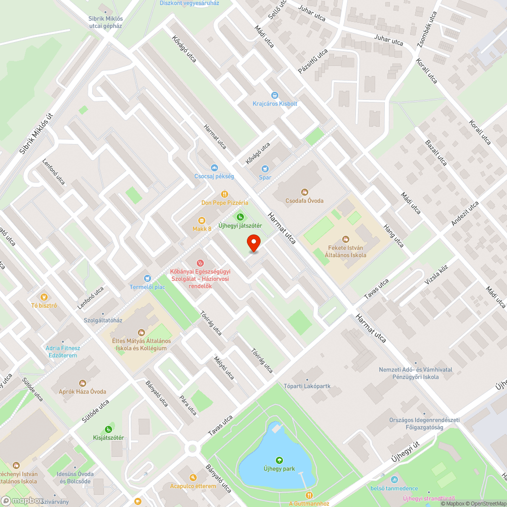 Ferde fa bejelentés helye