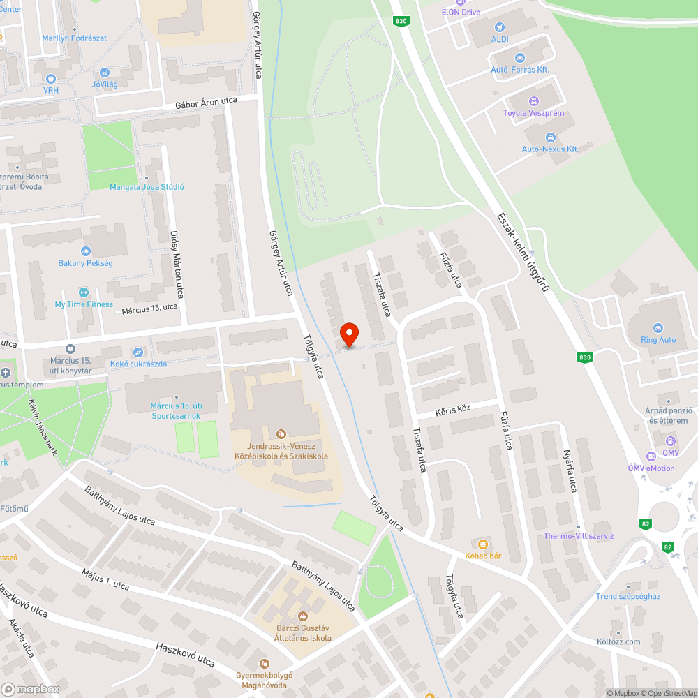 Nincs világítás bejelentés helye