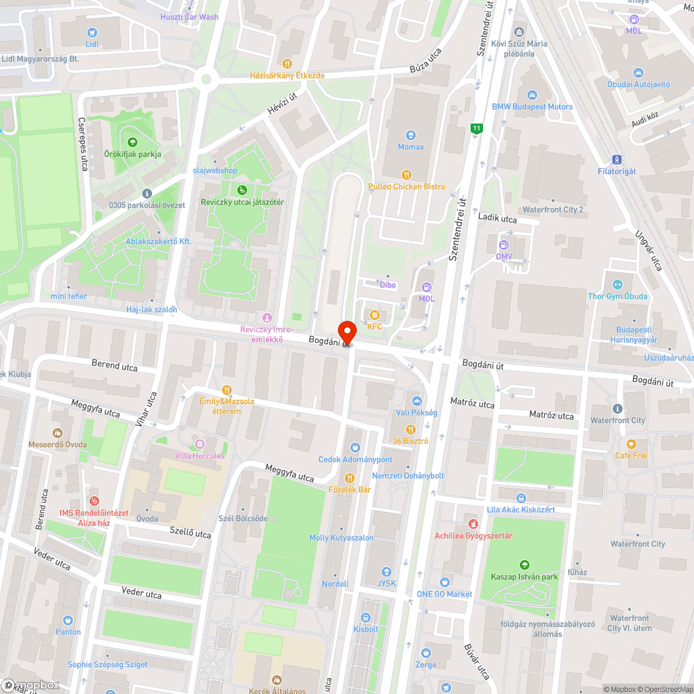 Megrongalt FKF szemetes bejelentés helye