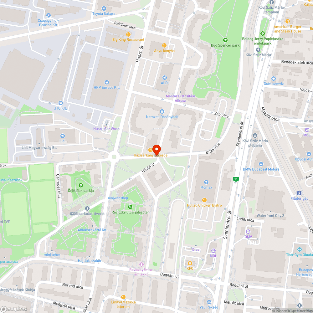 Kiégett izzók bejelentés helye