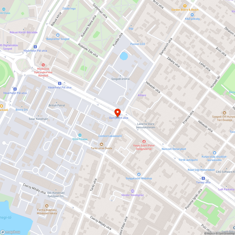 Koszos villamosmegállók bejelentés helye