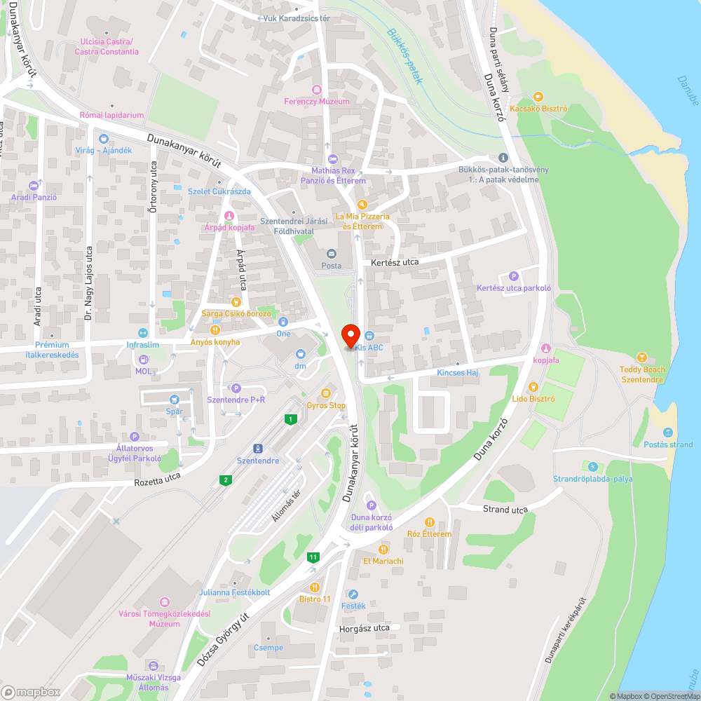 Rongálás (Bizottság liget) bejelentés helye