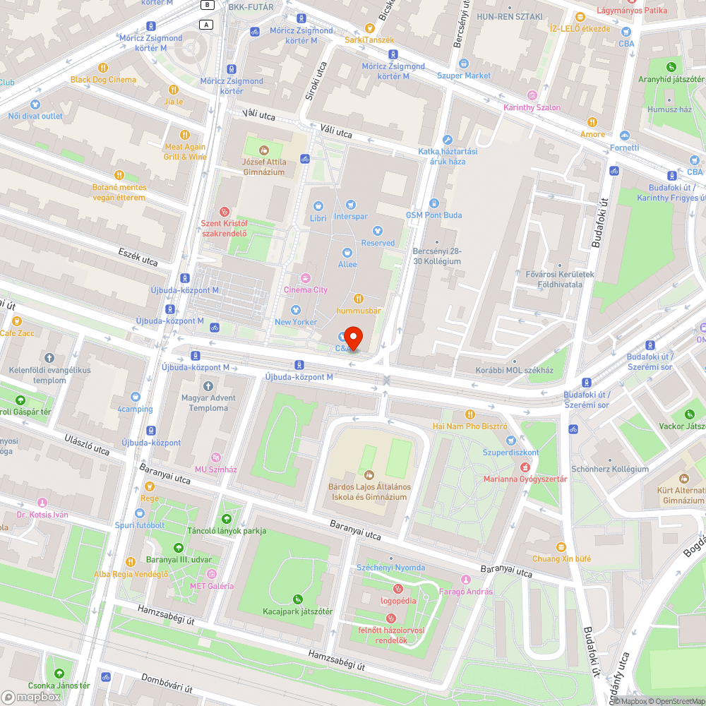 Kidöntött buszmegálló tábla bejelentés helye