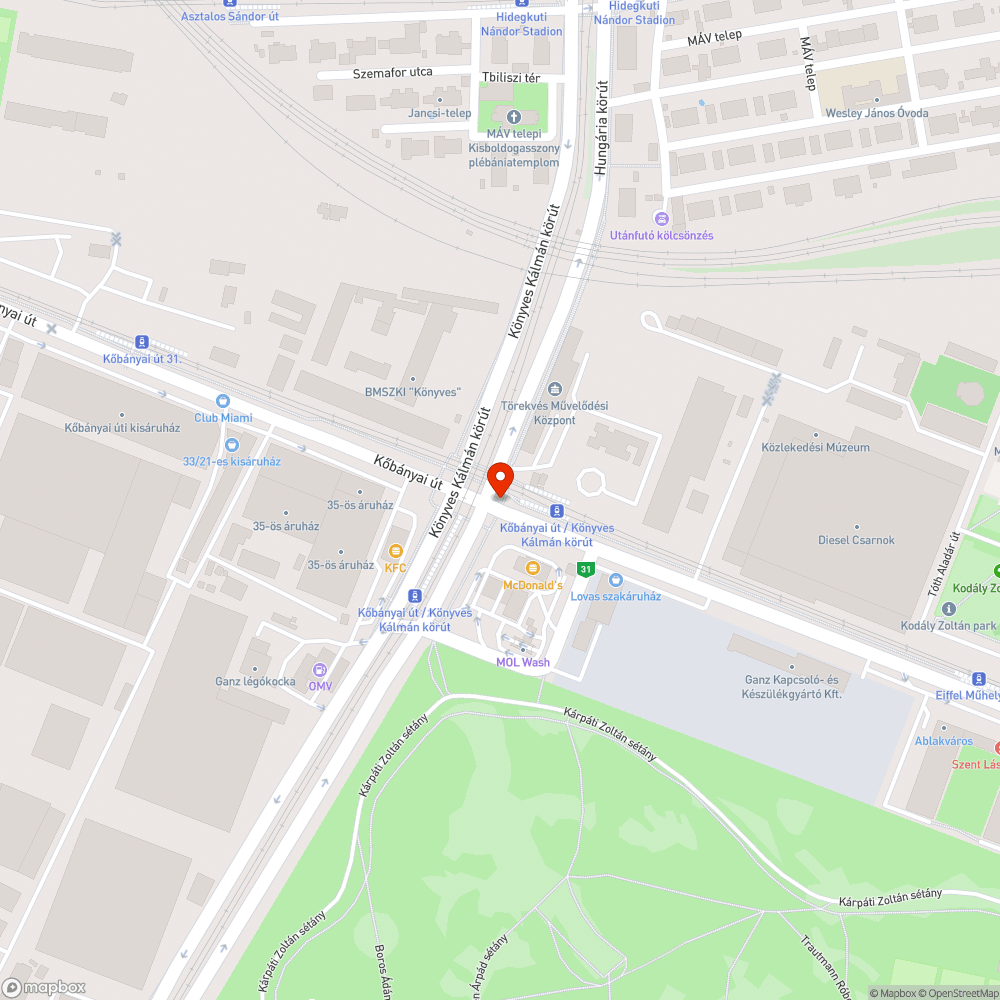 Kőbányai - kÖnyves kereszt, vízelvezetési probléma a kerékpárúton mikor lesz megoldva? bejelentés helye