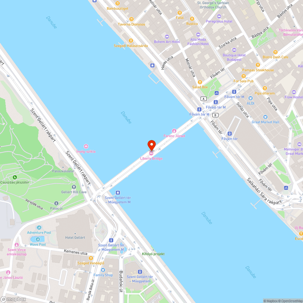 Szabadság híd világítását biztosító kábelek mászásra használata bejelentés helye