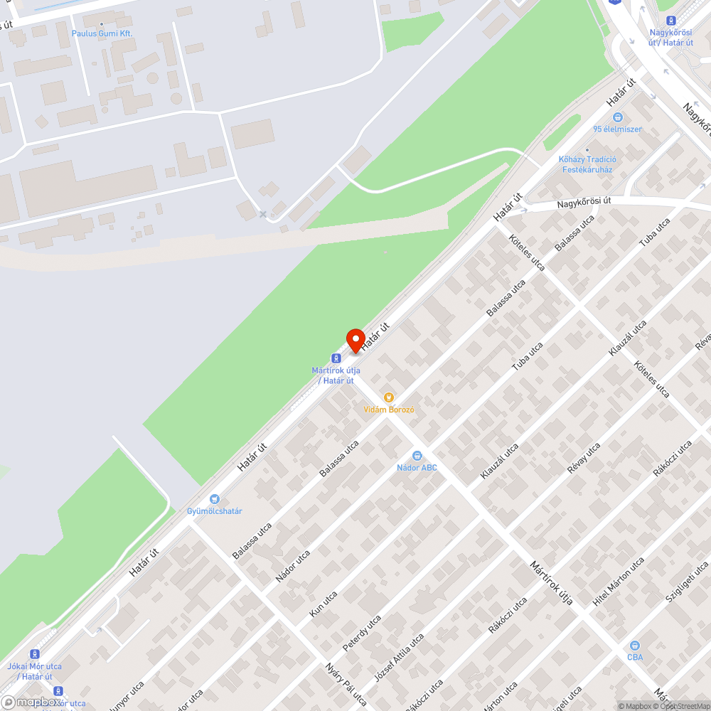 Értelmetlen forgalom elöl elzárt terület. bejelentés helye