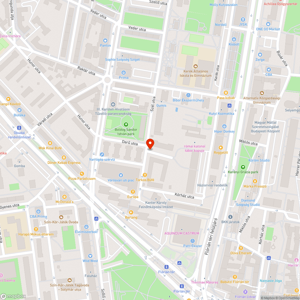 Lerakat, Janosi Marcell koz, Ovuda bejelentés helye