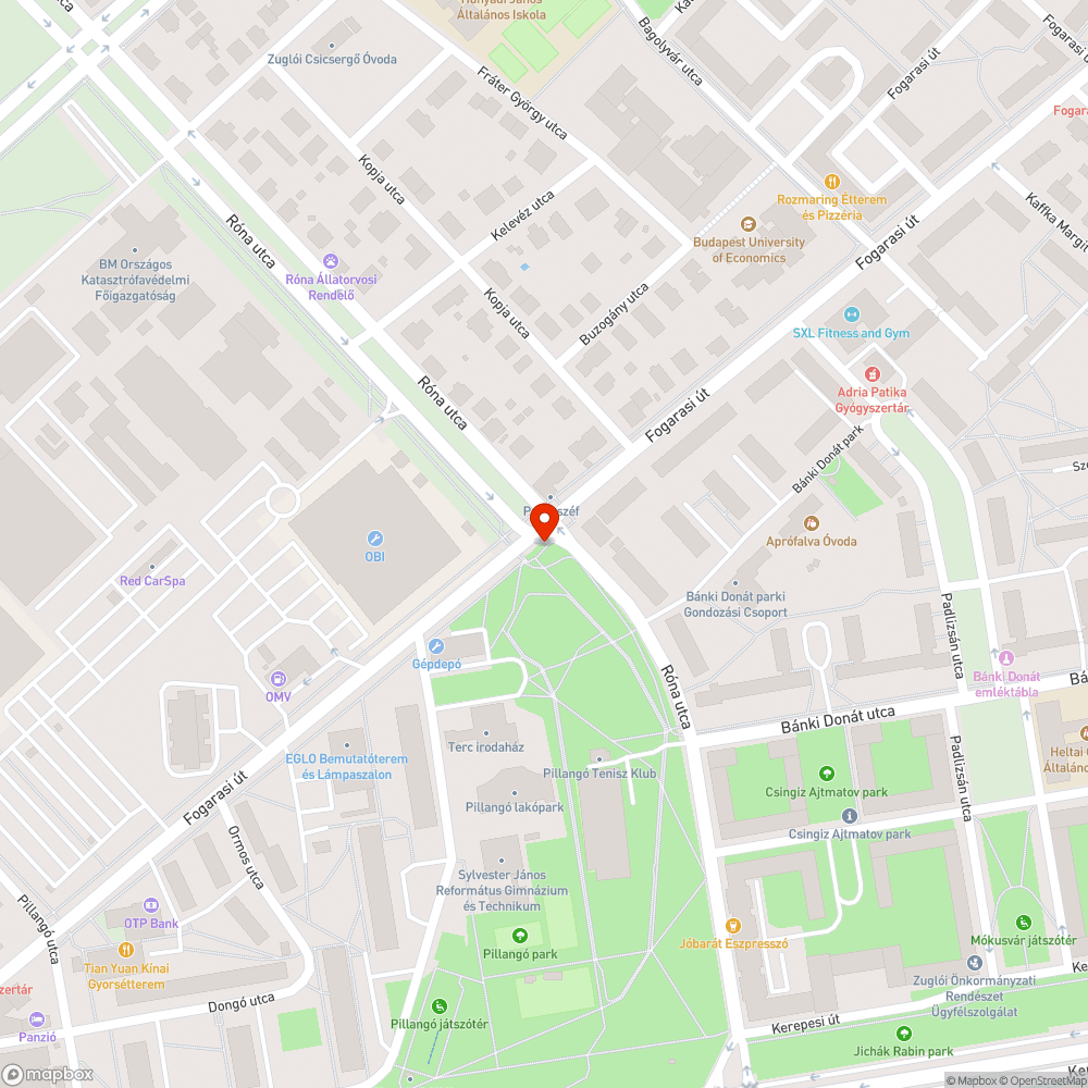 Megrongálódott útszegély a Fogarasi úton (Ismételt rongálás!!!!) bejelentés helye