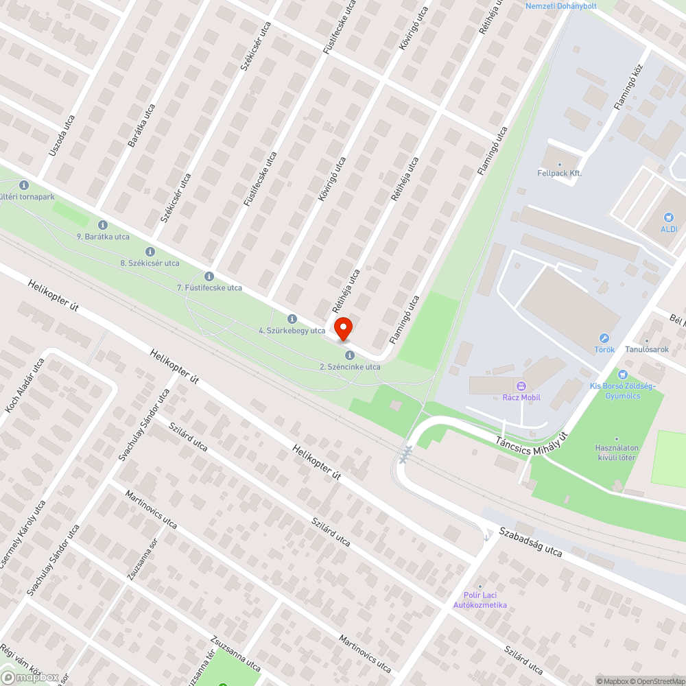 Gödör a buszmegállóban bejelentés helye