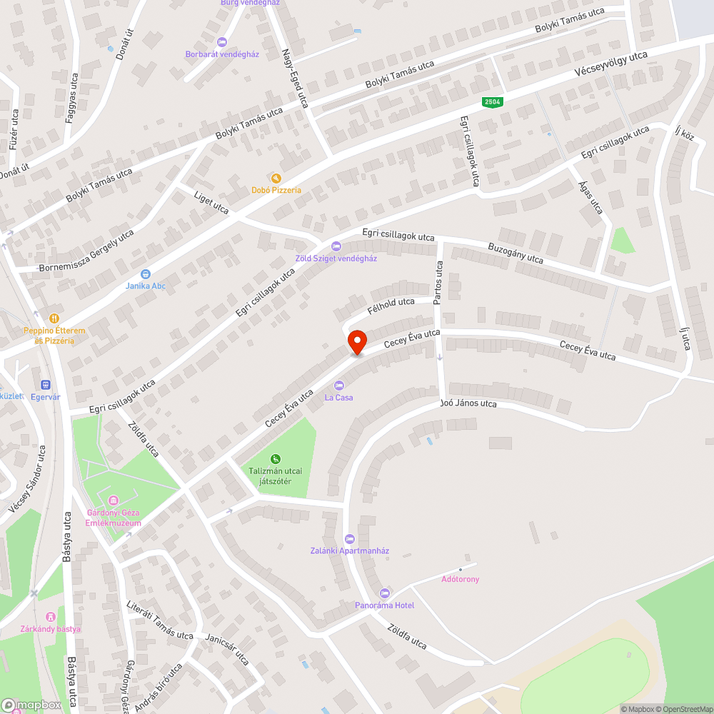 Mély kátyúk bejelentés helye