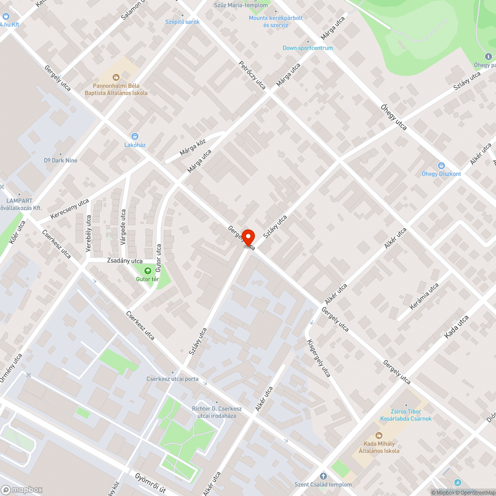 Kőbányai "közlekedésbiztonság javítása" táblák bejelentés helye